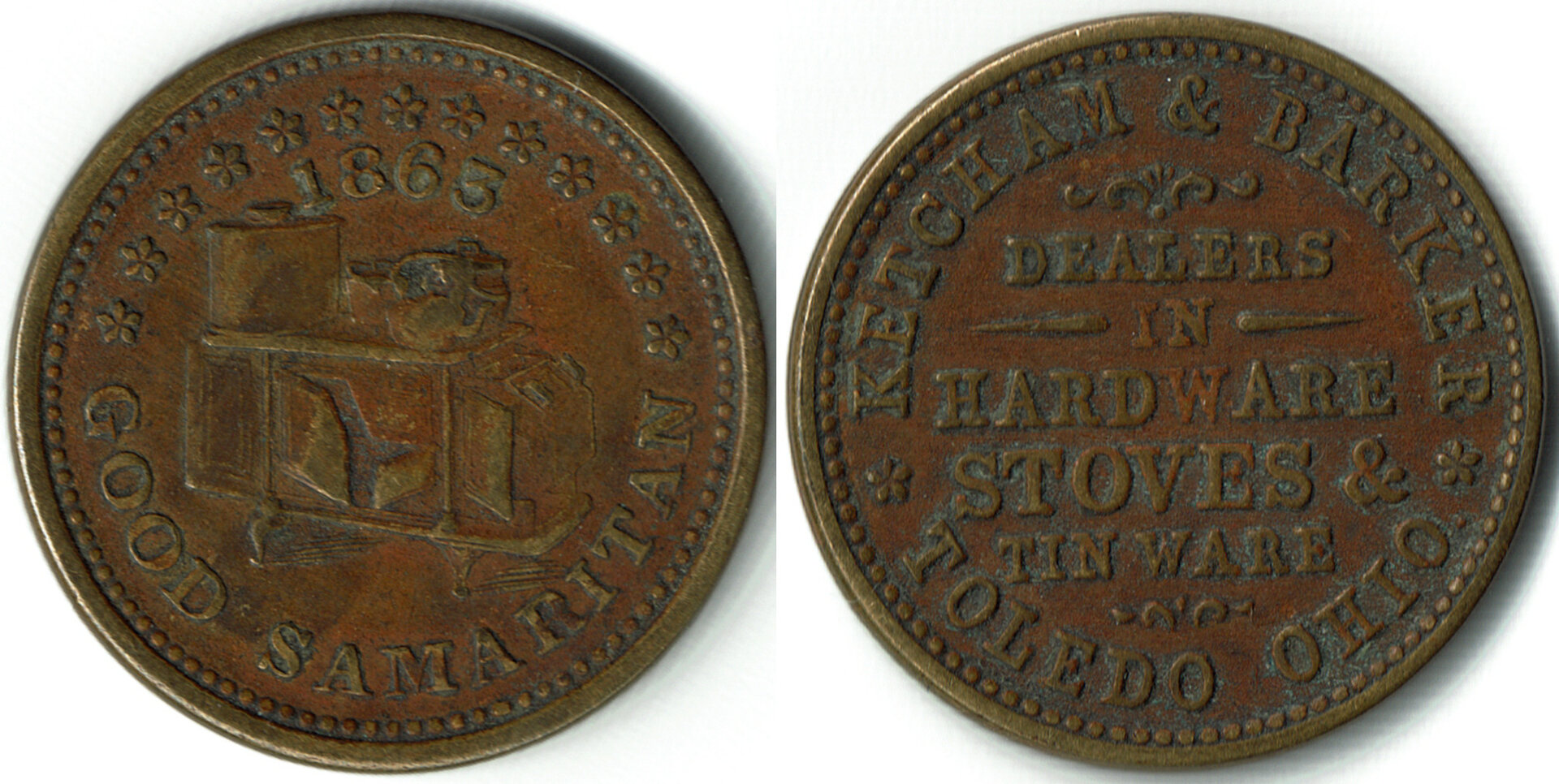 1863 Civil War Token Toledo Ohio Combined.jpg