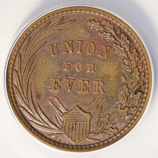 1863 Union Forever Civil War Token F-173-272A ANACS AU-53 Reverse a.jpg