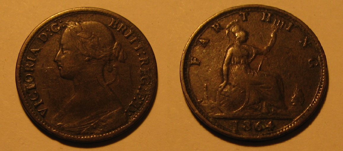 1864 Great Britain 1 Farthing.jpg
