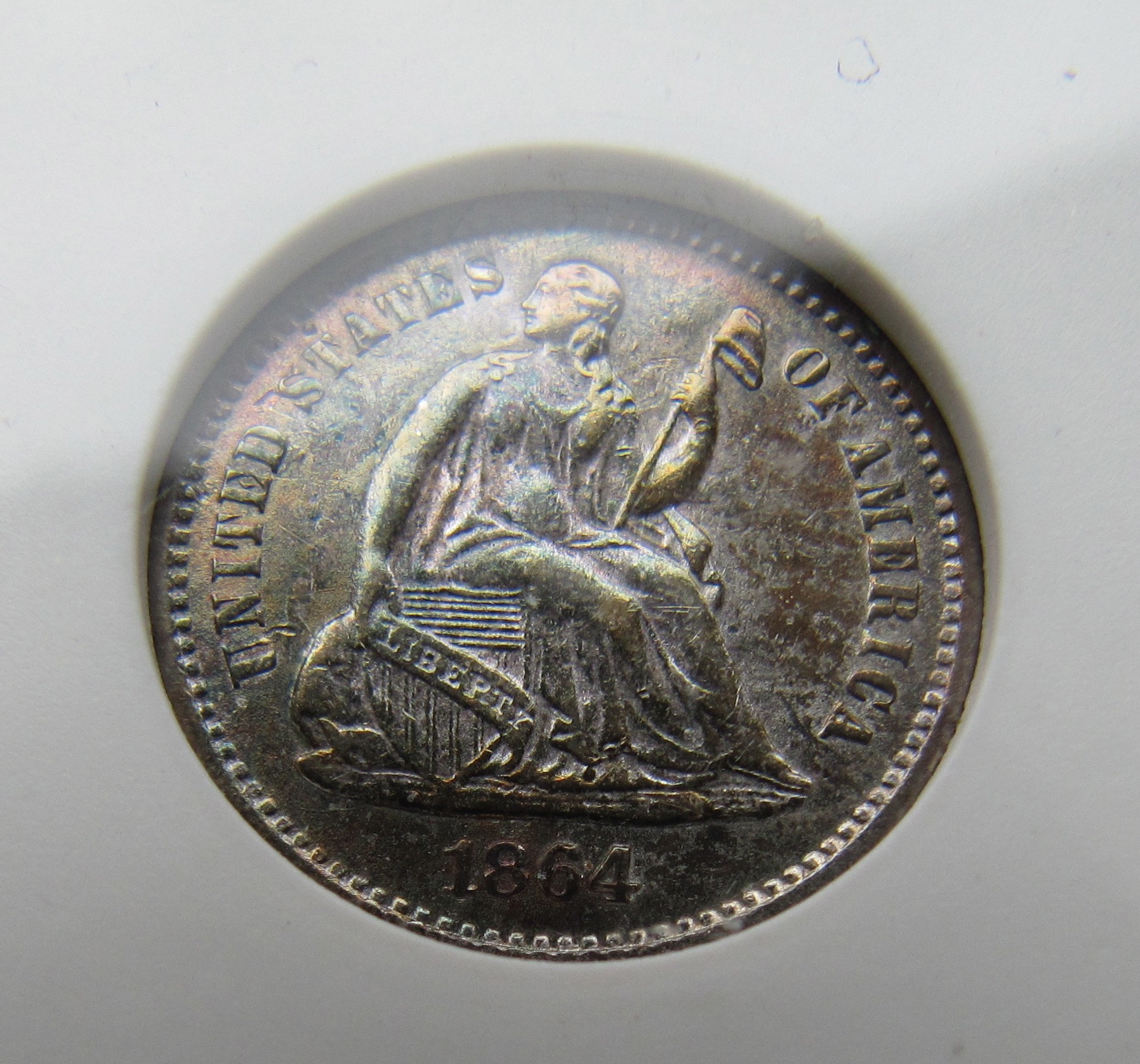 1864 S half Dime OBV - 1.jpg
