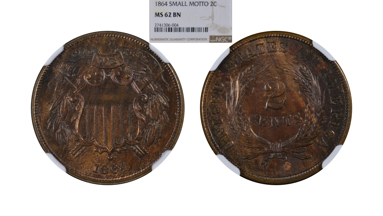 1864 Two Cent, Small Motto Obv-Rev-side.jpg