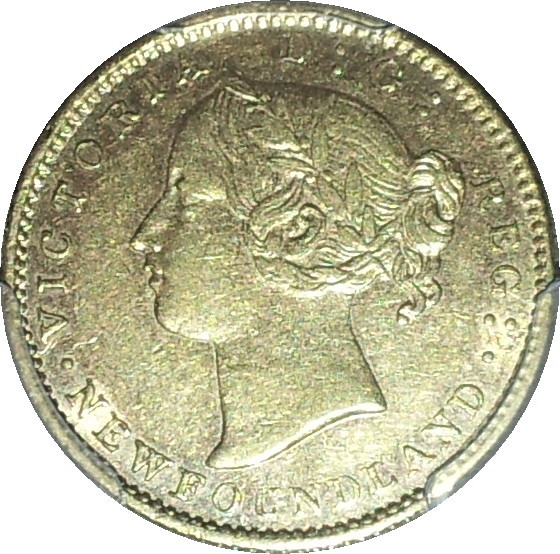 1865 Newfoundland Two Dollar Obv AU55.JPG
