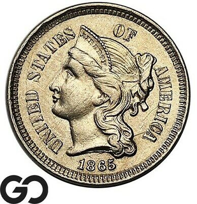 1865 Nickel 3 cent piece, die clash MS63.jpg