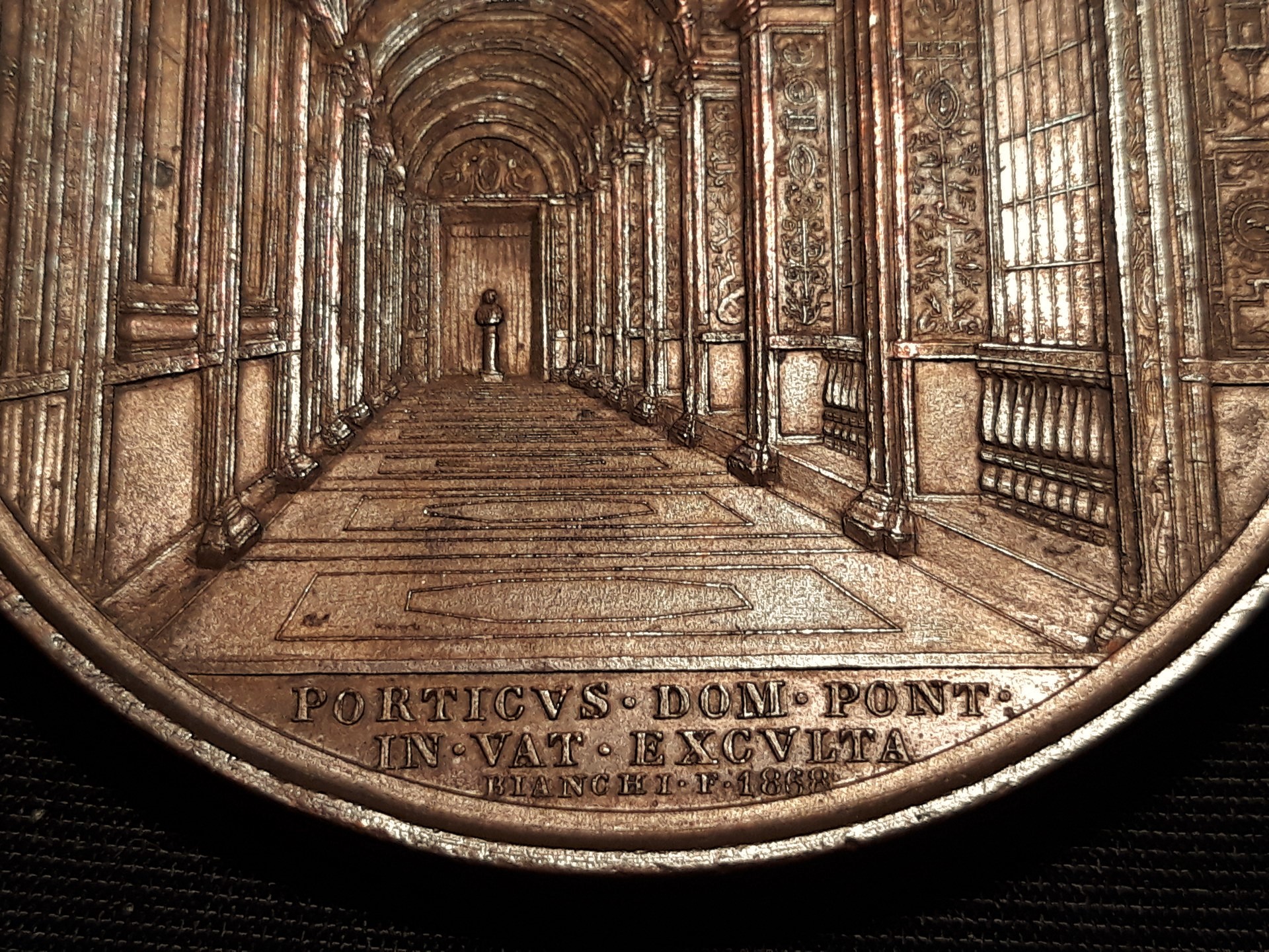 1868 Pope Pius IX  Vatican - Raphael Loggias - reverse #3.jpg