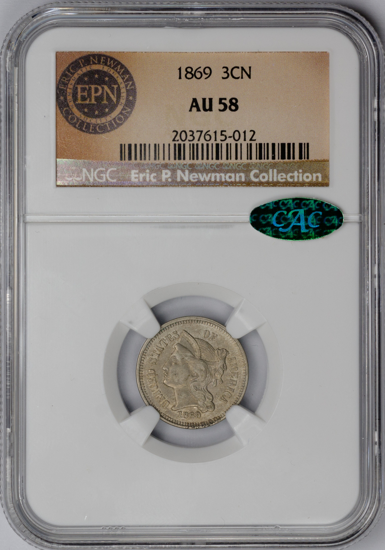1869 3CN Obv Slab AU58 CAC.jpg