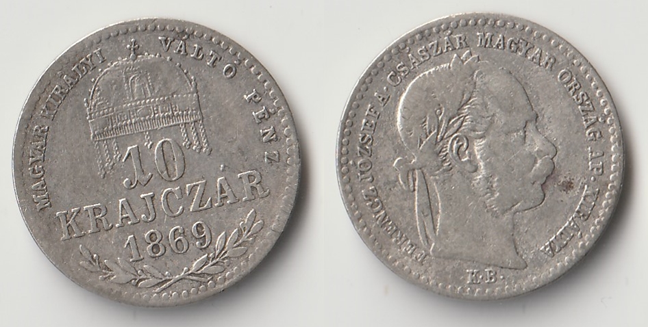 1869 hungary 10 krajczar.jpg