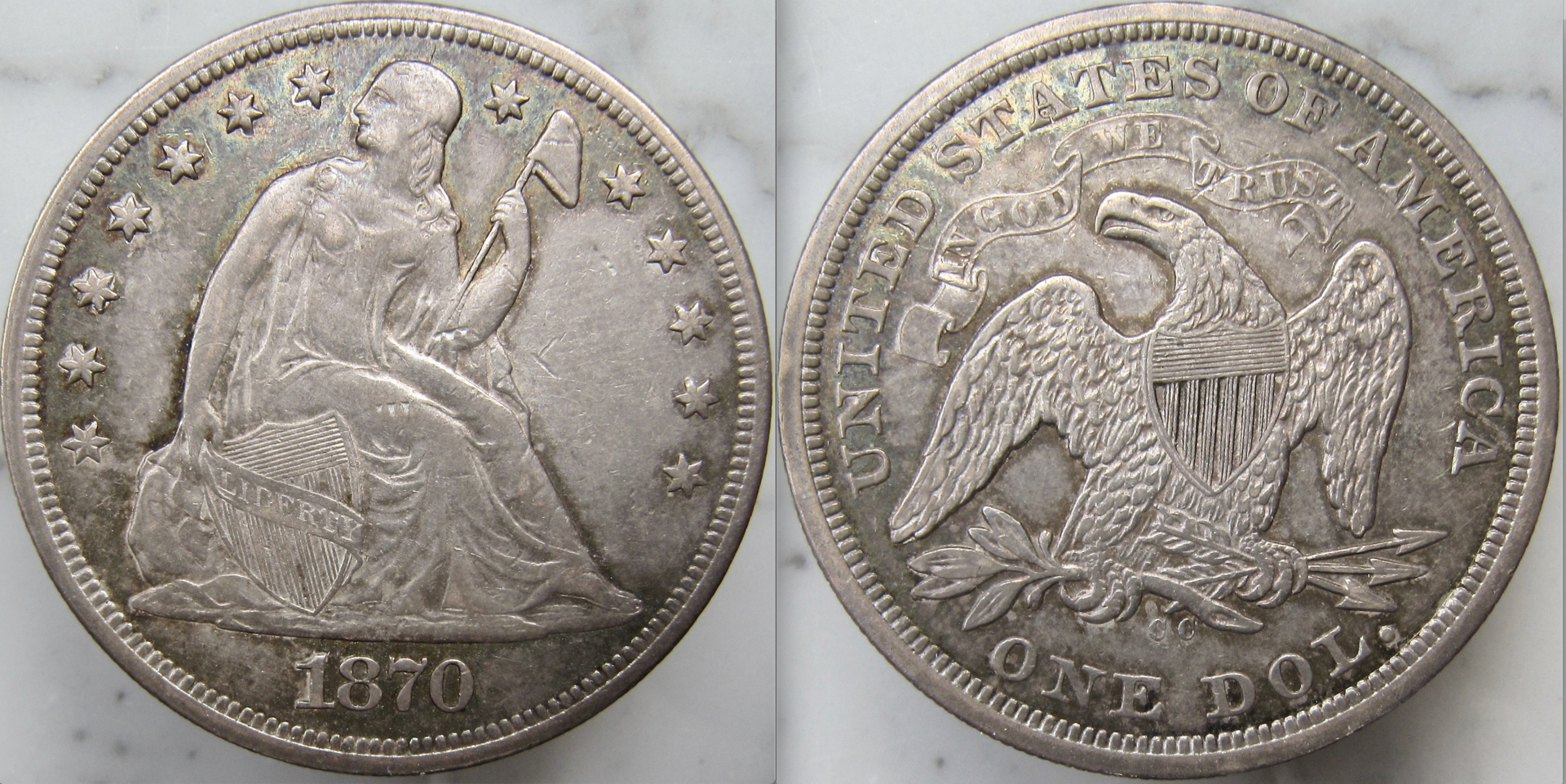 1870 CC seated Dollar - OBV:REV - VGP!!!  NEW 04-2021 - choose.png