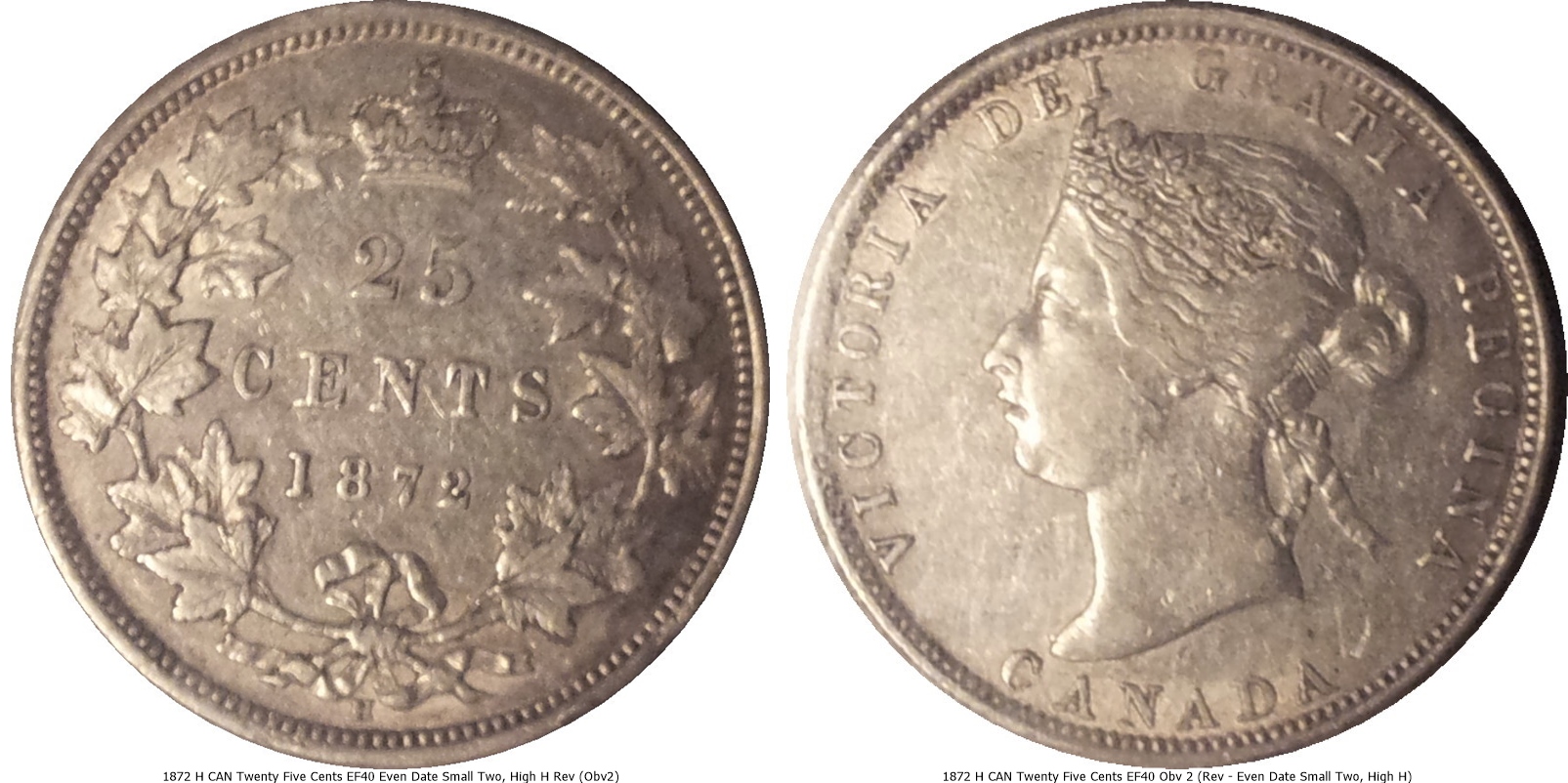 1872 H CAN Twenty Five Cents EF40 Even Date Small Two, High H (Obv2)-tile.jpg