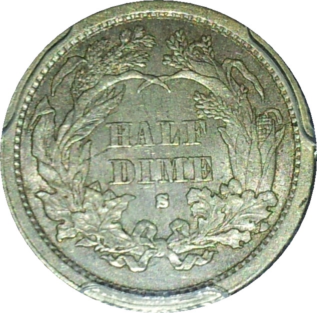 1872 S USA Half Dime Rev s above bow.JPG