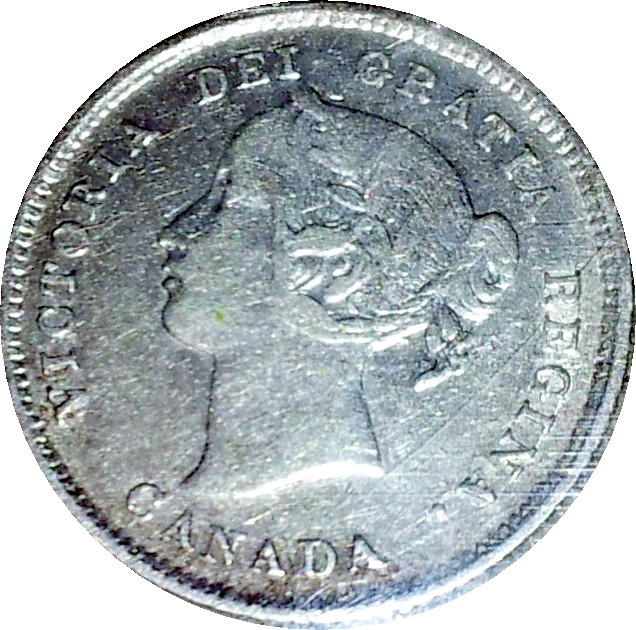 1874 Canada Five Cents Crosslet 4 Obv.JPG