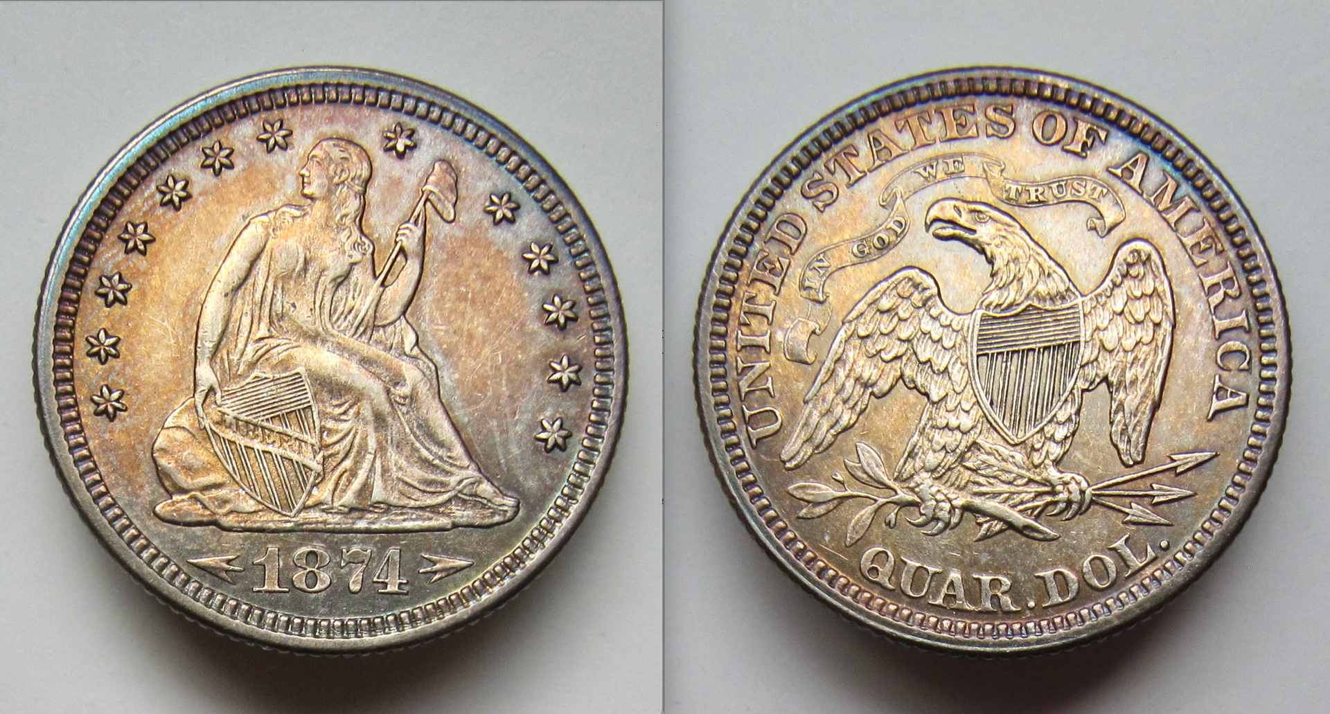 1874 Quarter Dollar - OBV - REV - 19 August 2026 - 28 August 2026 .png