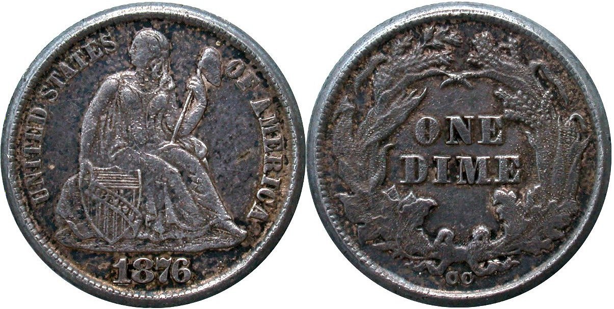1876 CC Dime F-131.jpg
