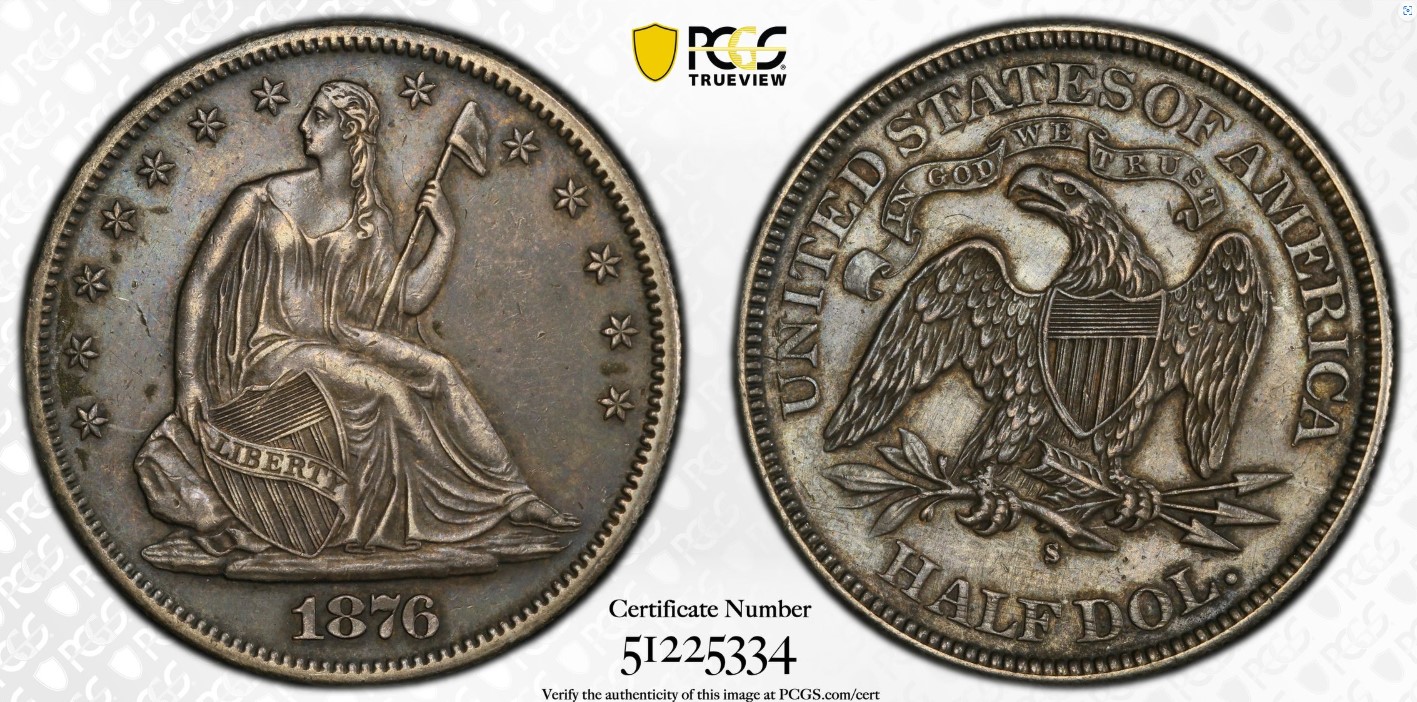 1876-S PCGS XF45 Trueview.jpg