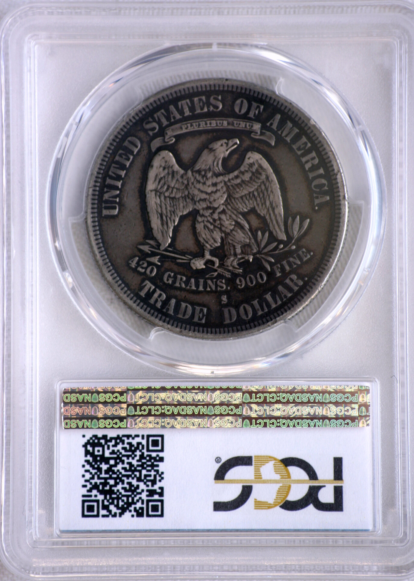1877-S Trade $1 Broken Arrows XF40 rev.JPG