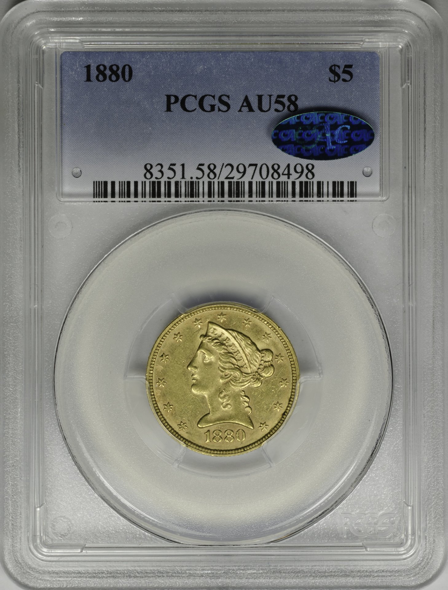 1880 g$5 ms58 pcgs 29708498 cac obv slab.jpeg
