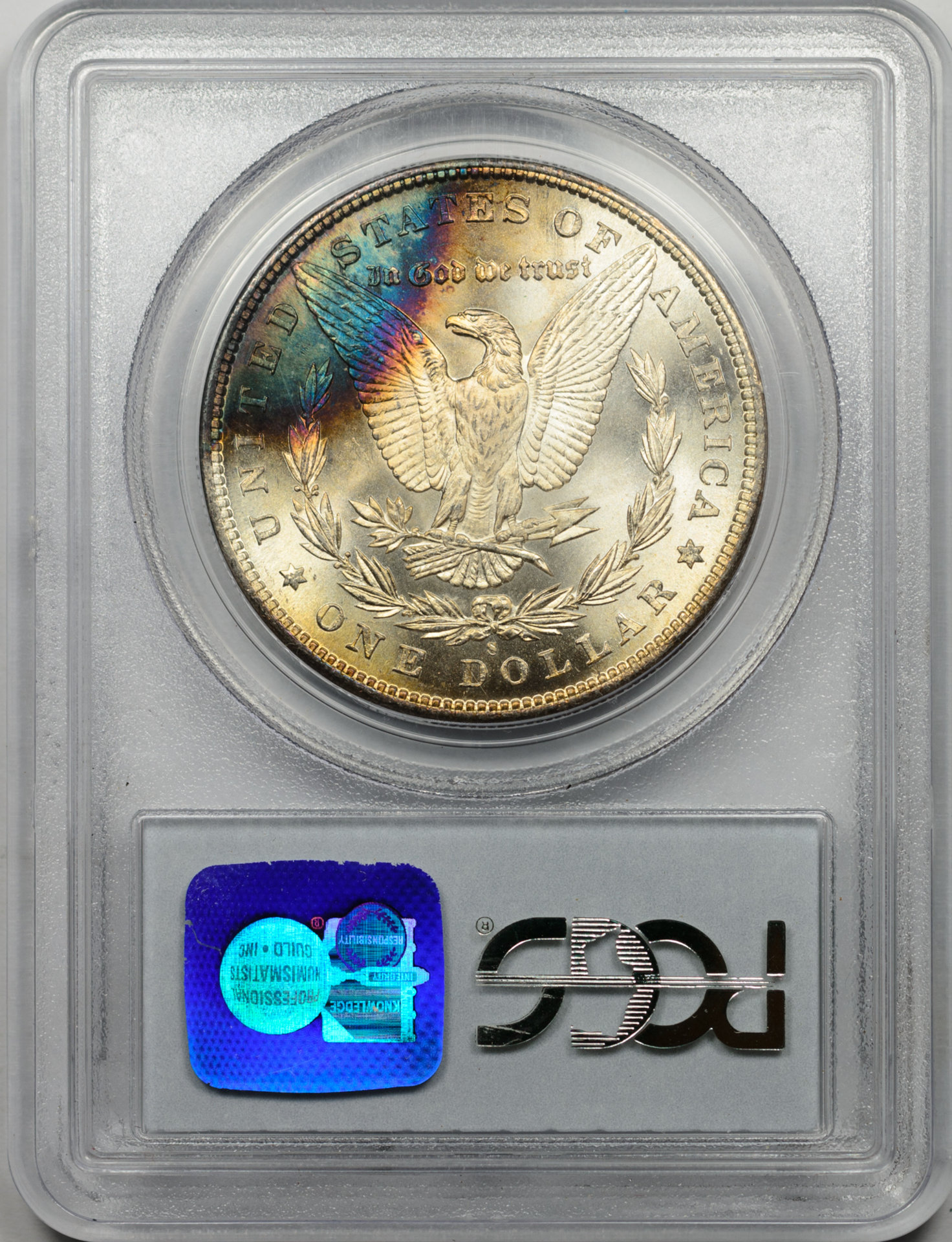 1880 S 1 MS63 PCGS 90000303 CAC Rev Slab.JPG