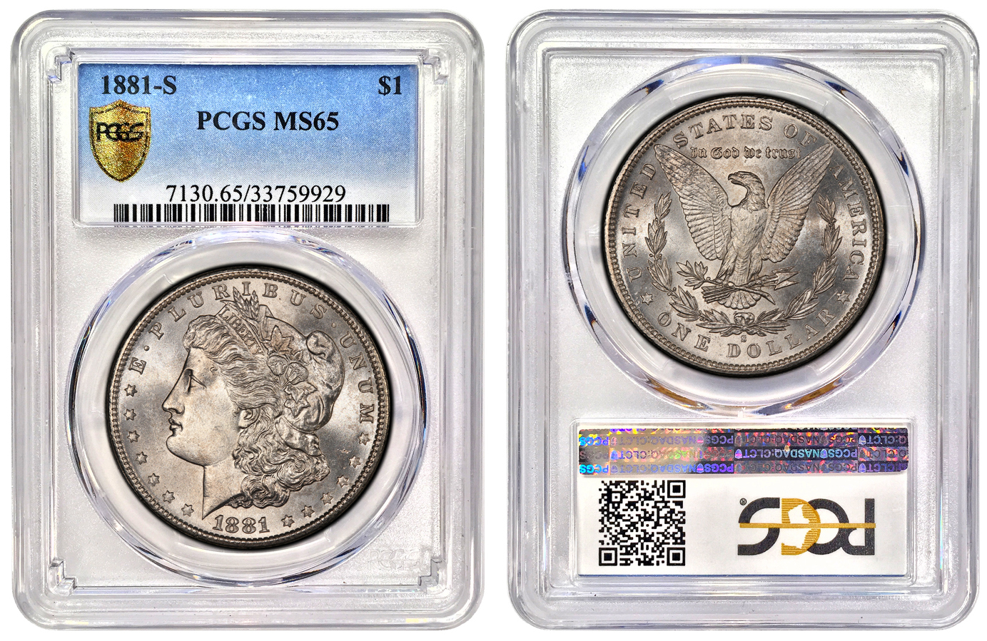1881-S Morgan PCGS MS65 33759929 slab.jpg