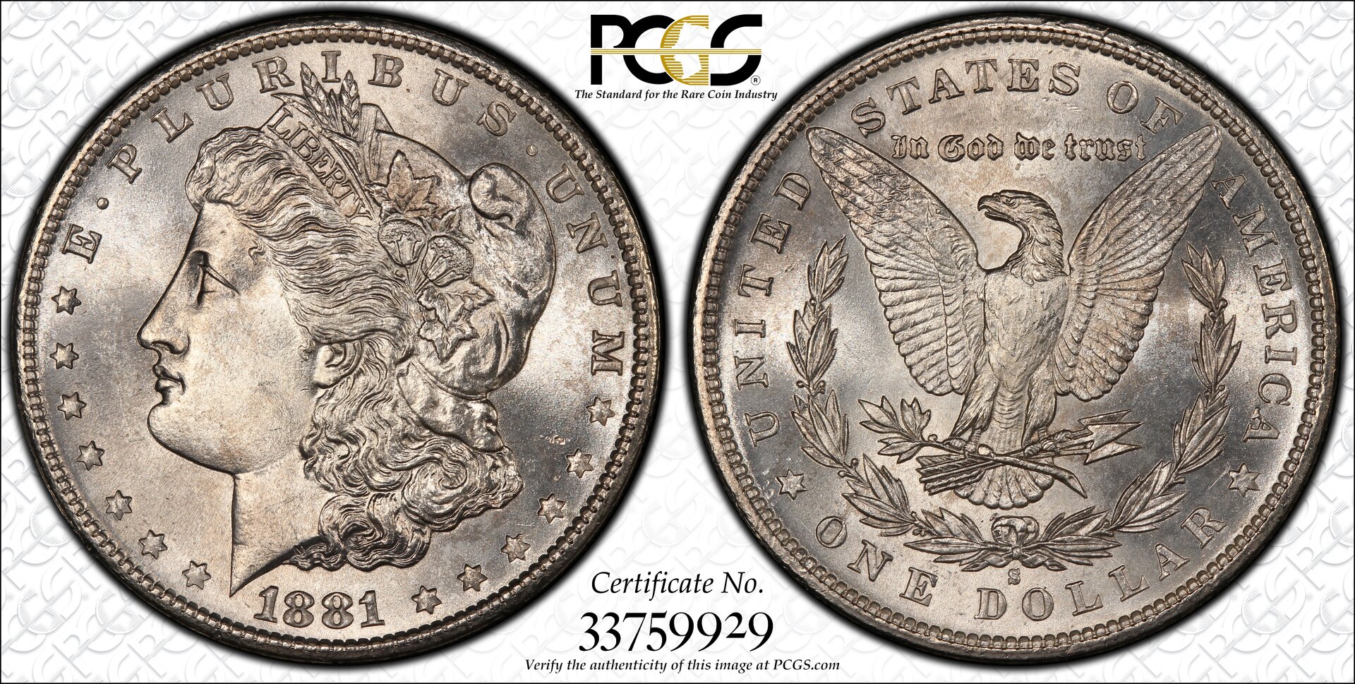 1881-S Morgan PCGS MS65 33759929 TrueView.jpg