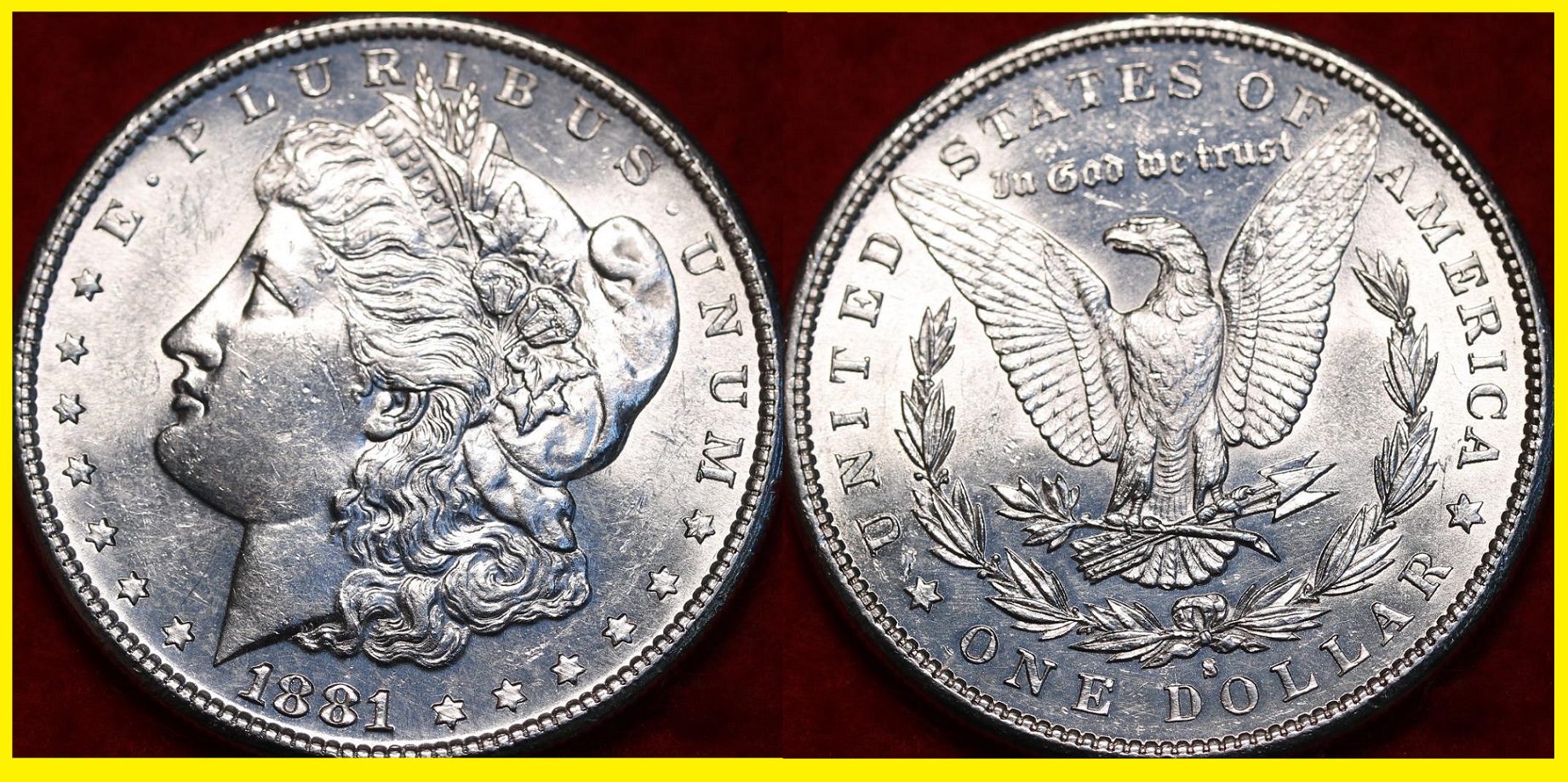 1881-S Unc Silver Morgan Dollar  $53.99 + $2.  233049089747  vette1986  o.jpg