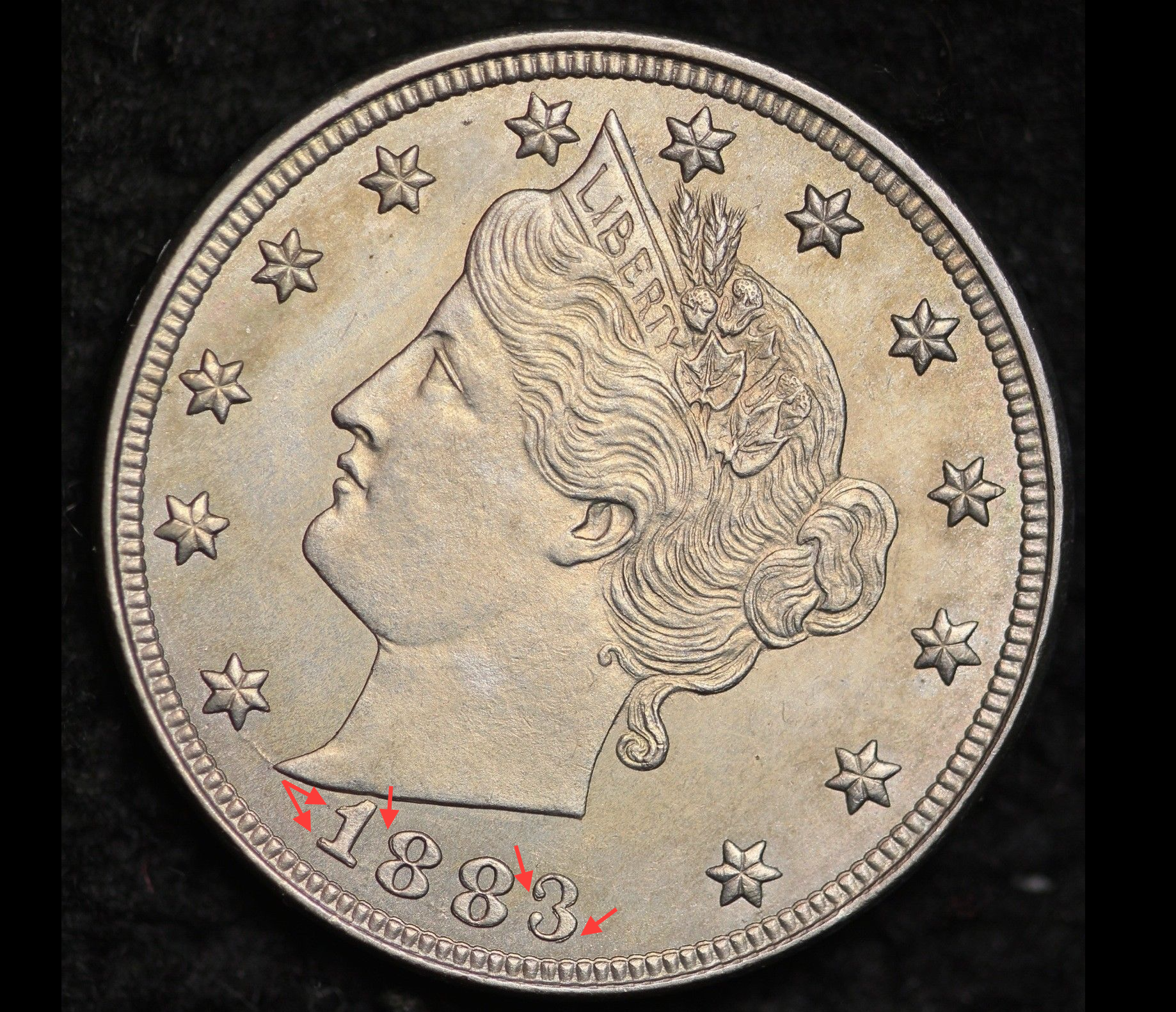 1883 Cent-less V Nickel Obverse Machine Doubling.png