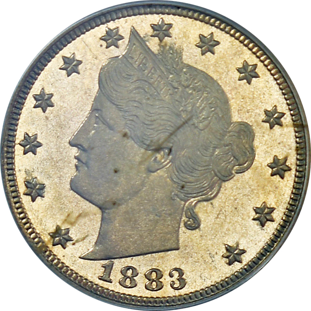 1883 Liberty Nickel With CENTS PCGS Proof-64 CAC OGH Obverse 2.jpg