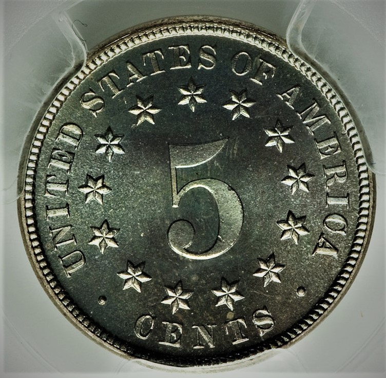 1883 Shield Nickel PCGS CAC PF 67+ Rev.jpg