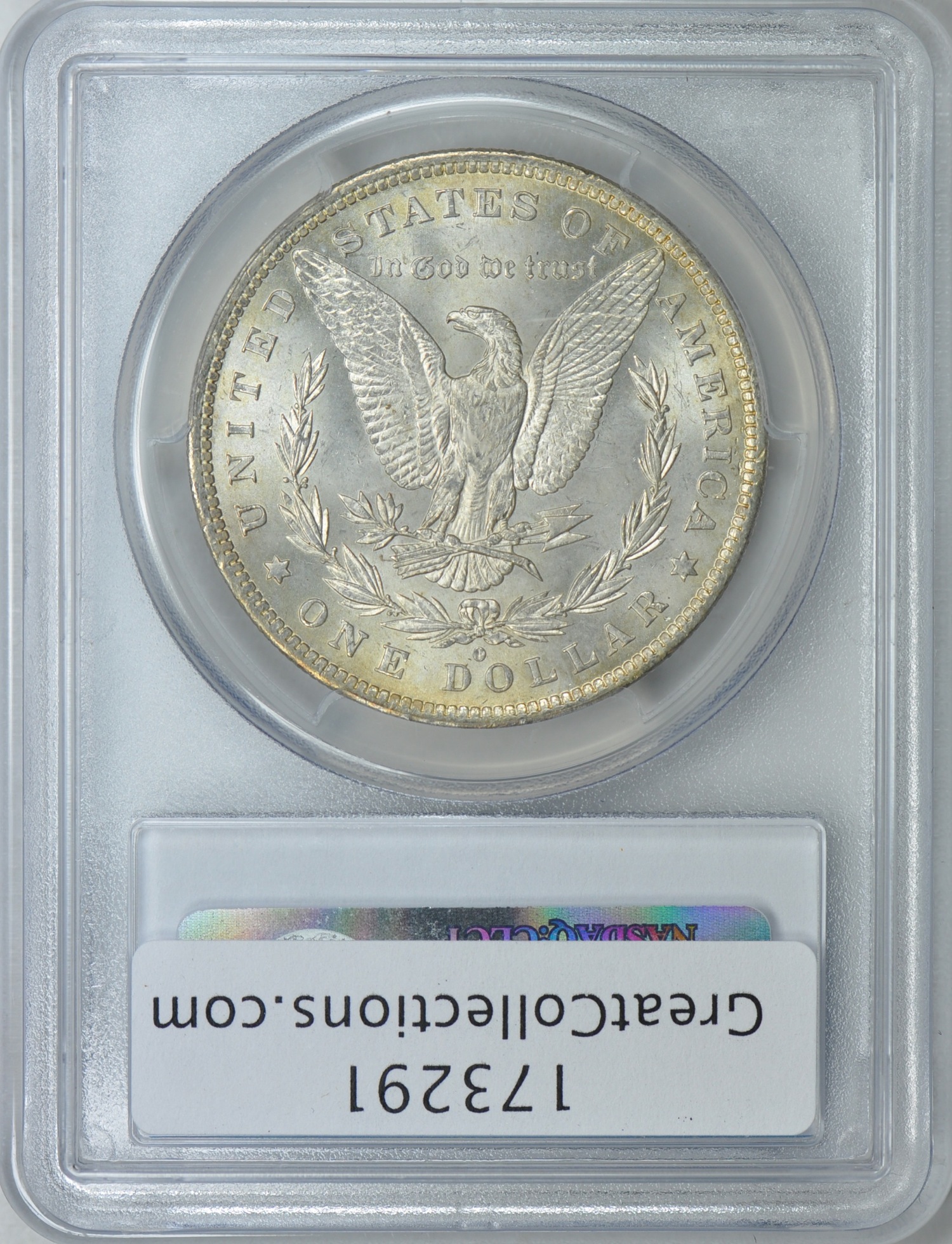 1884 O $1 PCGS Rev Slab GC.jpg