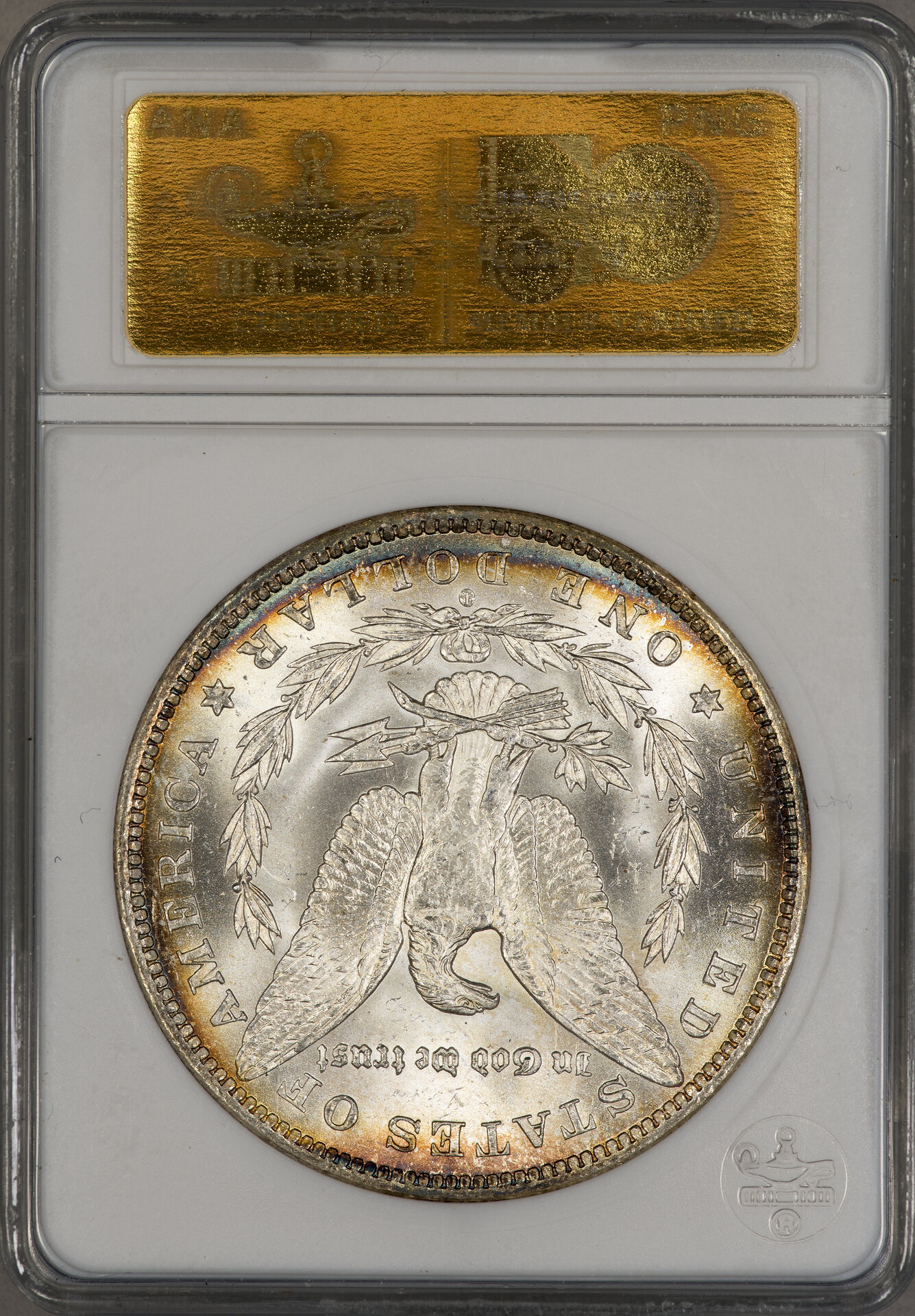 1884 O Morgan Dollar ANACS MS64 Slab - Reverse.jpg