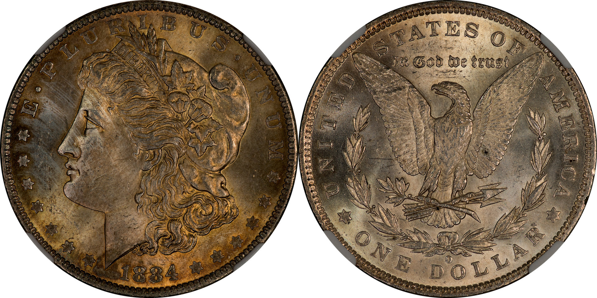 1884 O Morgan Dollar NGC MS64.jpg
