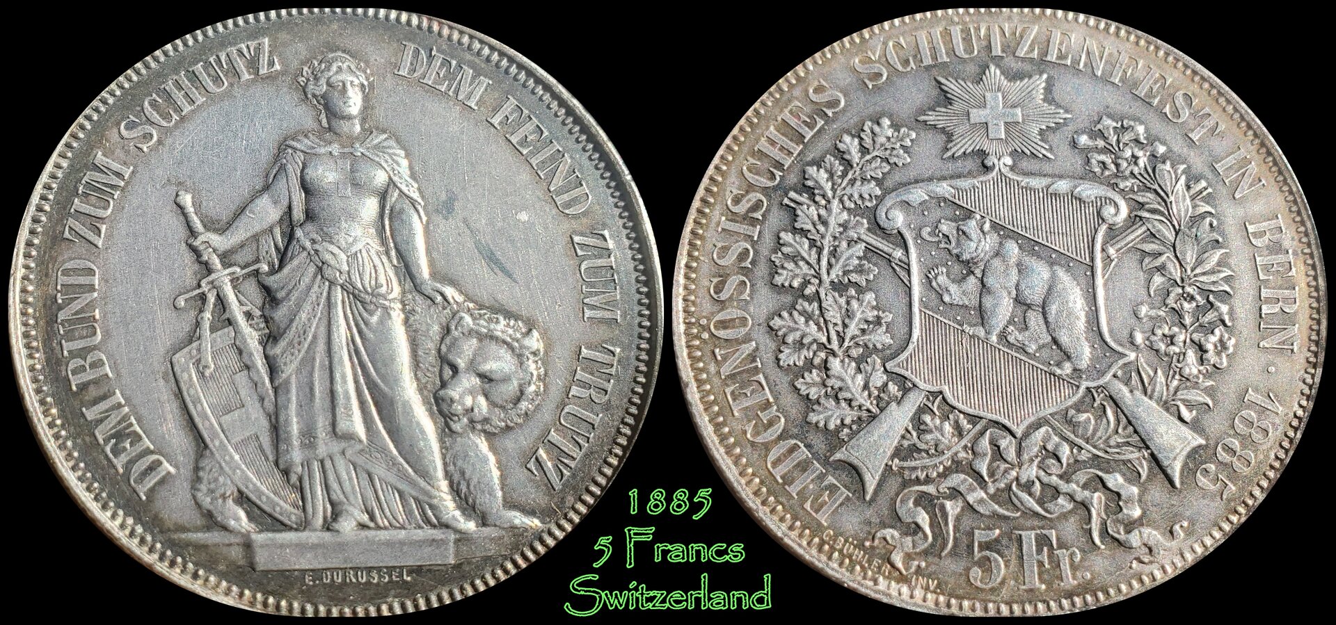 1885 5 Fr Switzerland.jpg