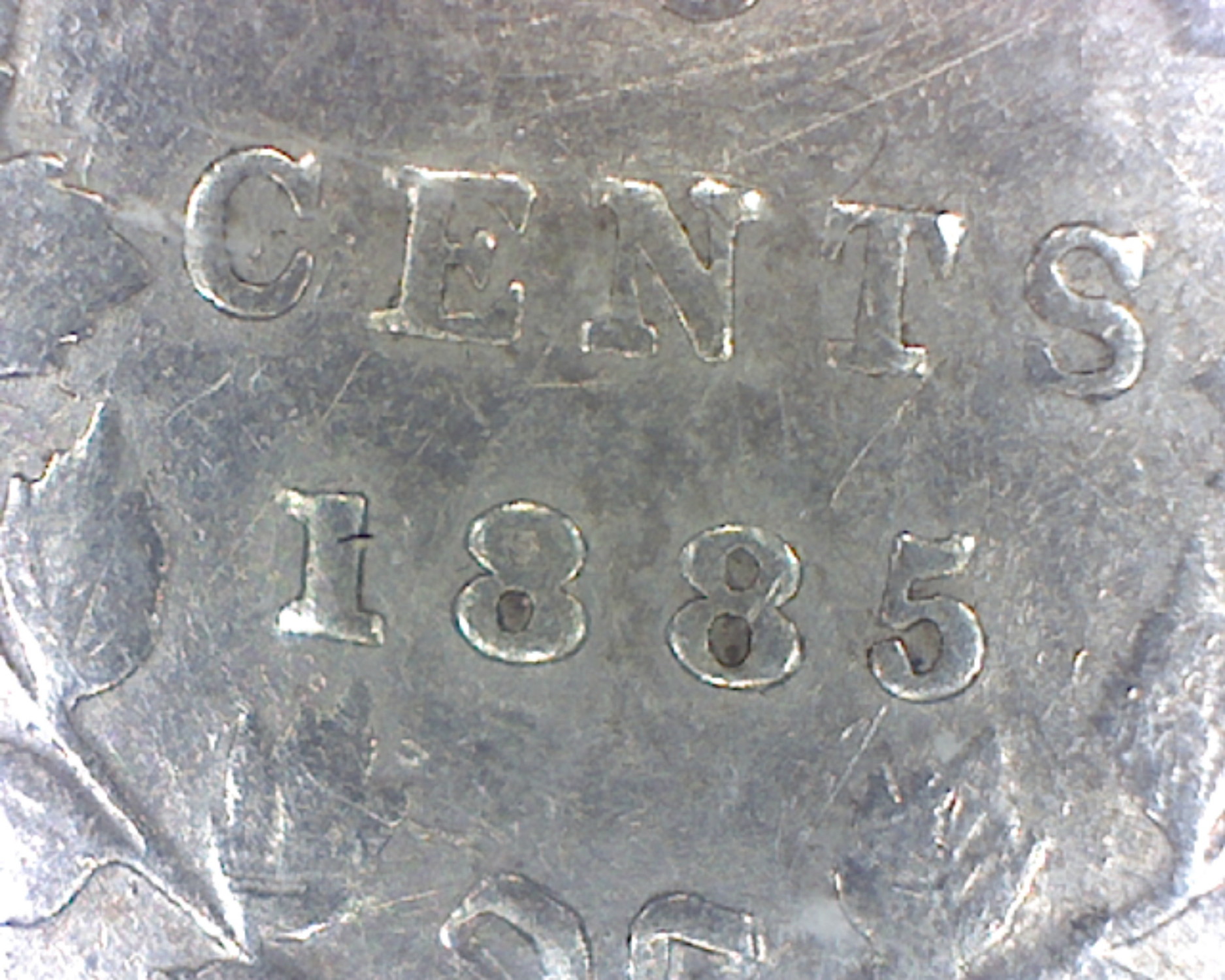 1885 Canada Five Cent Obv Small Date close up.jpg