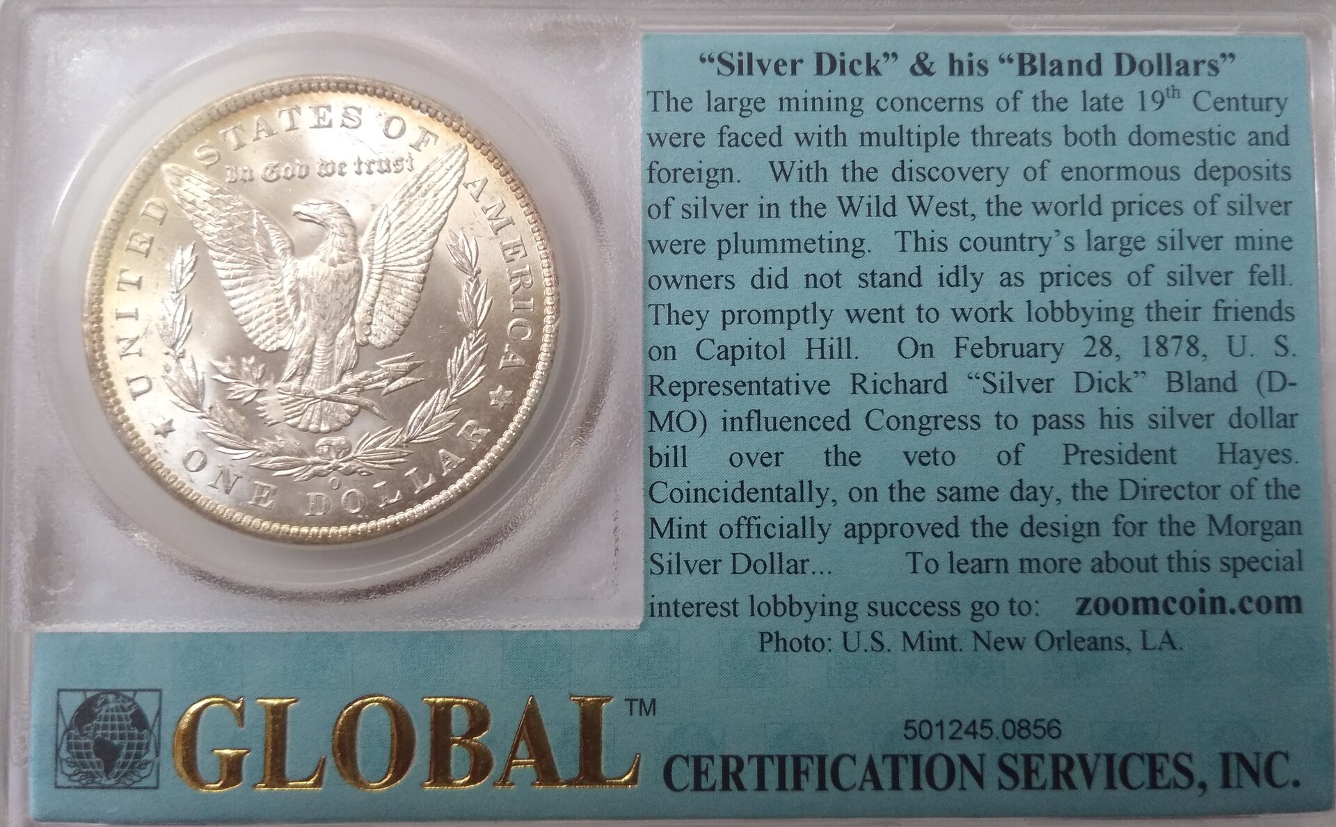 1885-O Morgan - rev in GCS slab.jpg