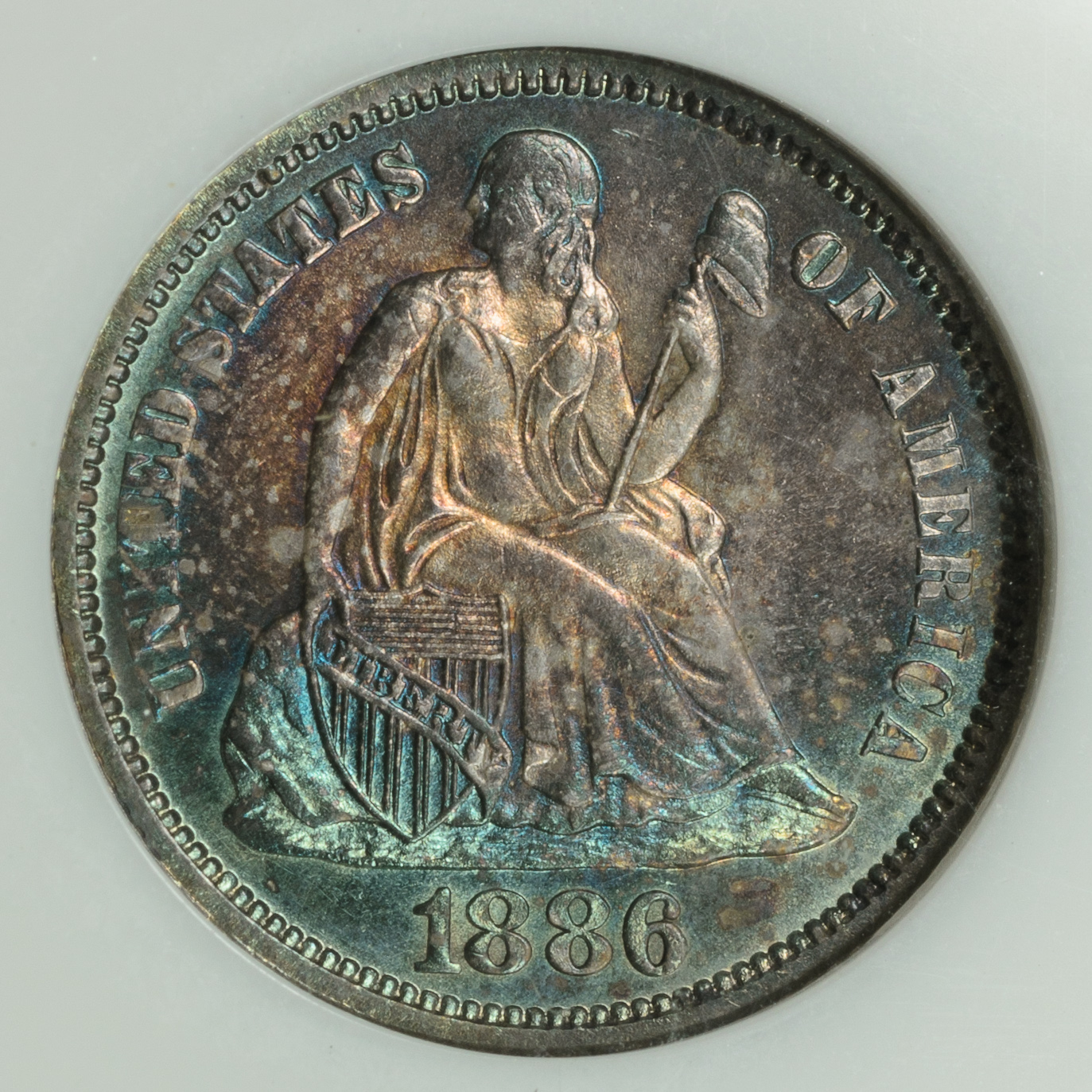1886 10C MS65 NGC 237690-009 Obv Closeup.jpeg