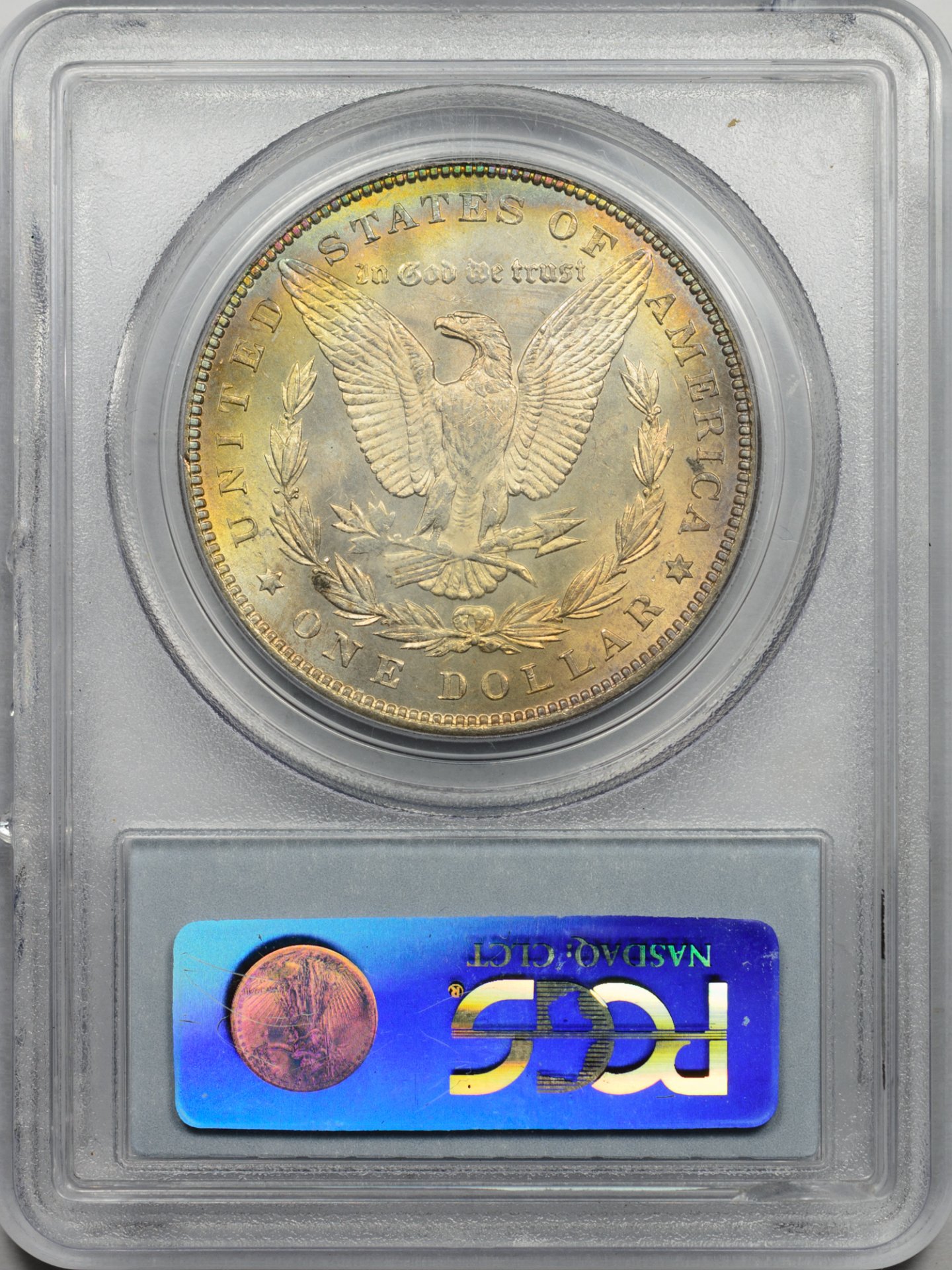 1887 $1 MS65 PCGS 08793926 Rev Slab.JPG
