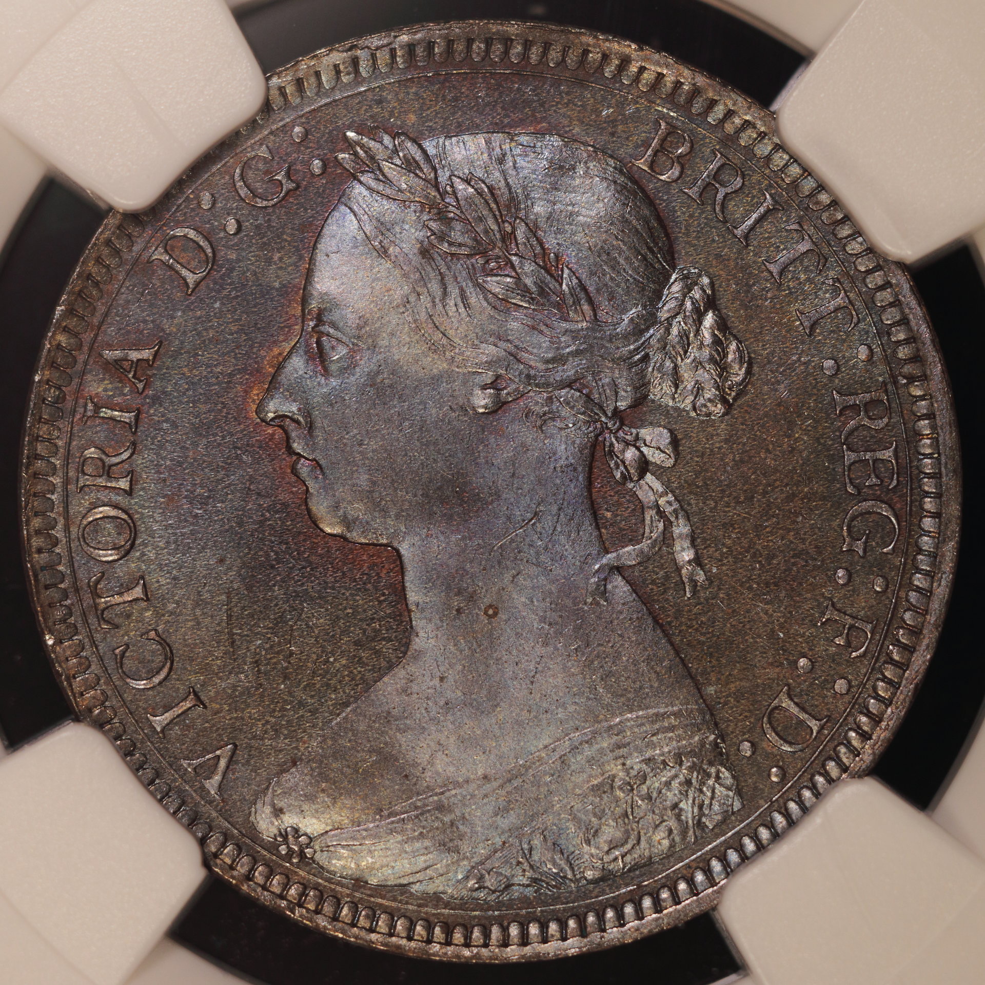 1887 G.B. Penny NGC MS-63 BN PL 5709231024 HAF Obv..JPG