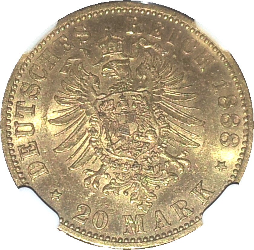 1888 A German States Prussia 20 Mark Rev - Copy.JPG