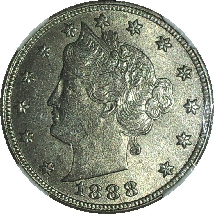 1888 USA Liberty Nickel MS60 Obv.JPG