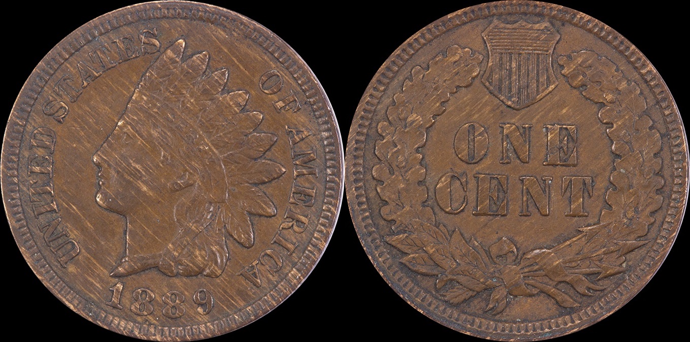 1889 Indian Cent XF 3  and threequarters diamonds 1-horz.jpg