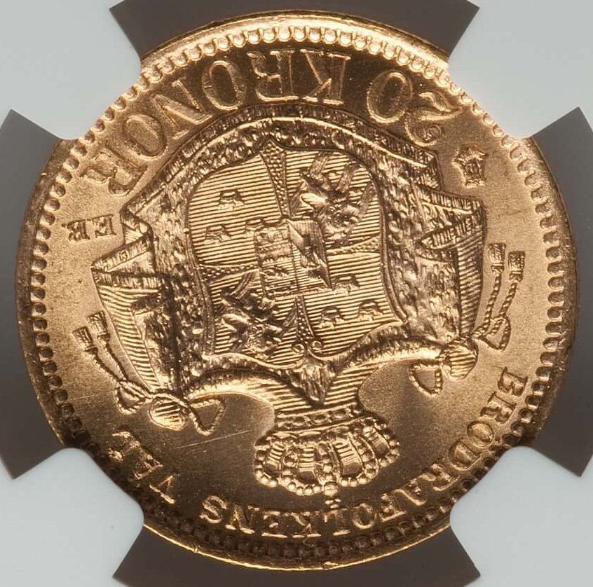 1889 Sweden Oscar II 20 Kr Rev.jpg