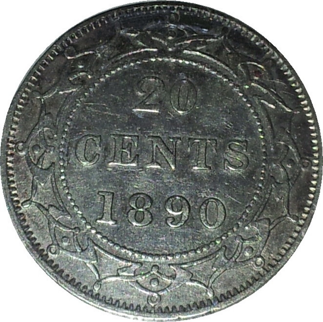 1890 Newfoundland Twenty Cent Rev.JPG