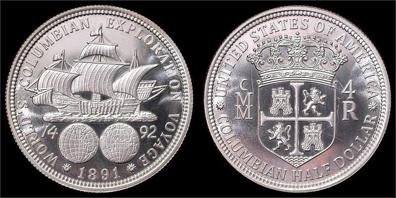 1891 Columbian Half, fantasy issue, Spanish Crest.jpg