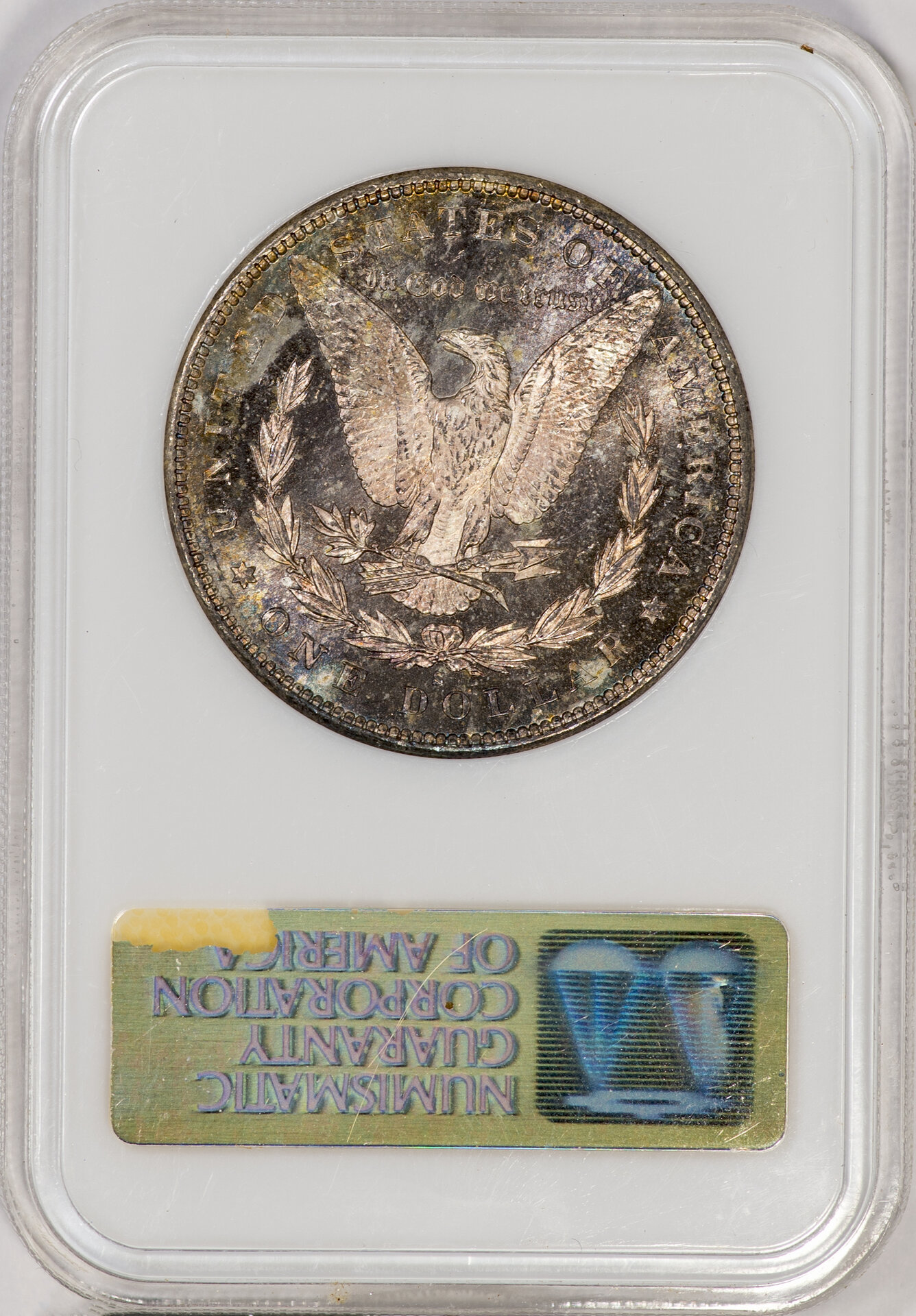 1891 S Morgan Dollar NGC MS63 Slab - Reverse.jpg