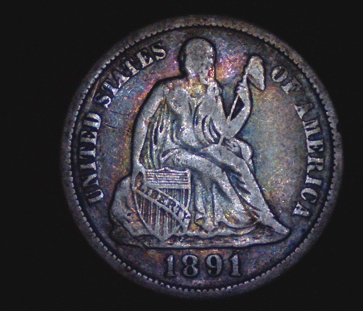 1891 Seated Liberty Dime Obverse.jpg