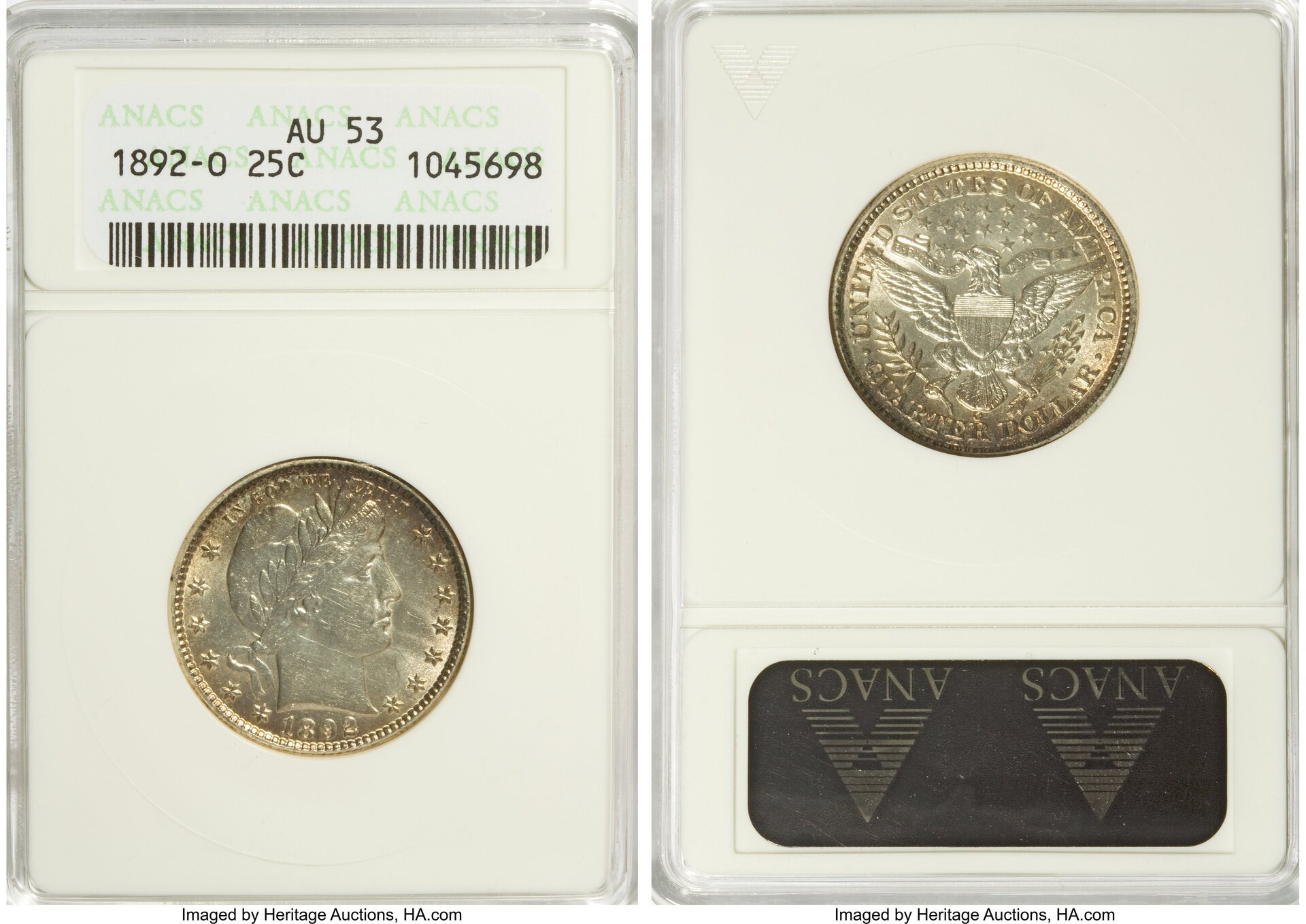 1892-O 25C AU53 ANACS a-horz 20th Cent set.jpg