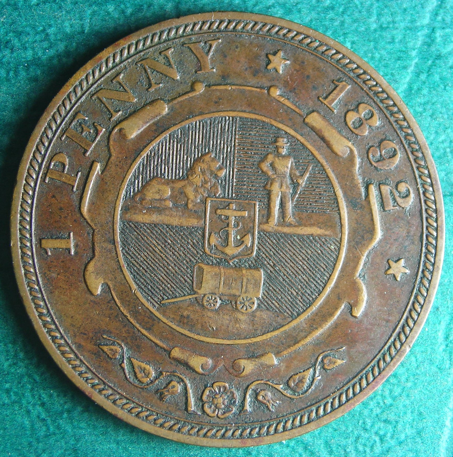 1892 ZAR 1 p rev.JPG