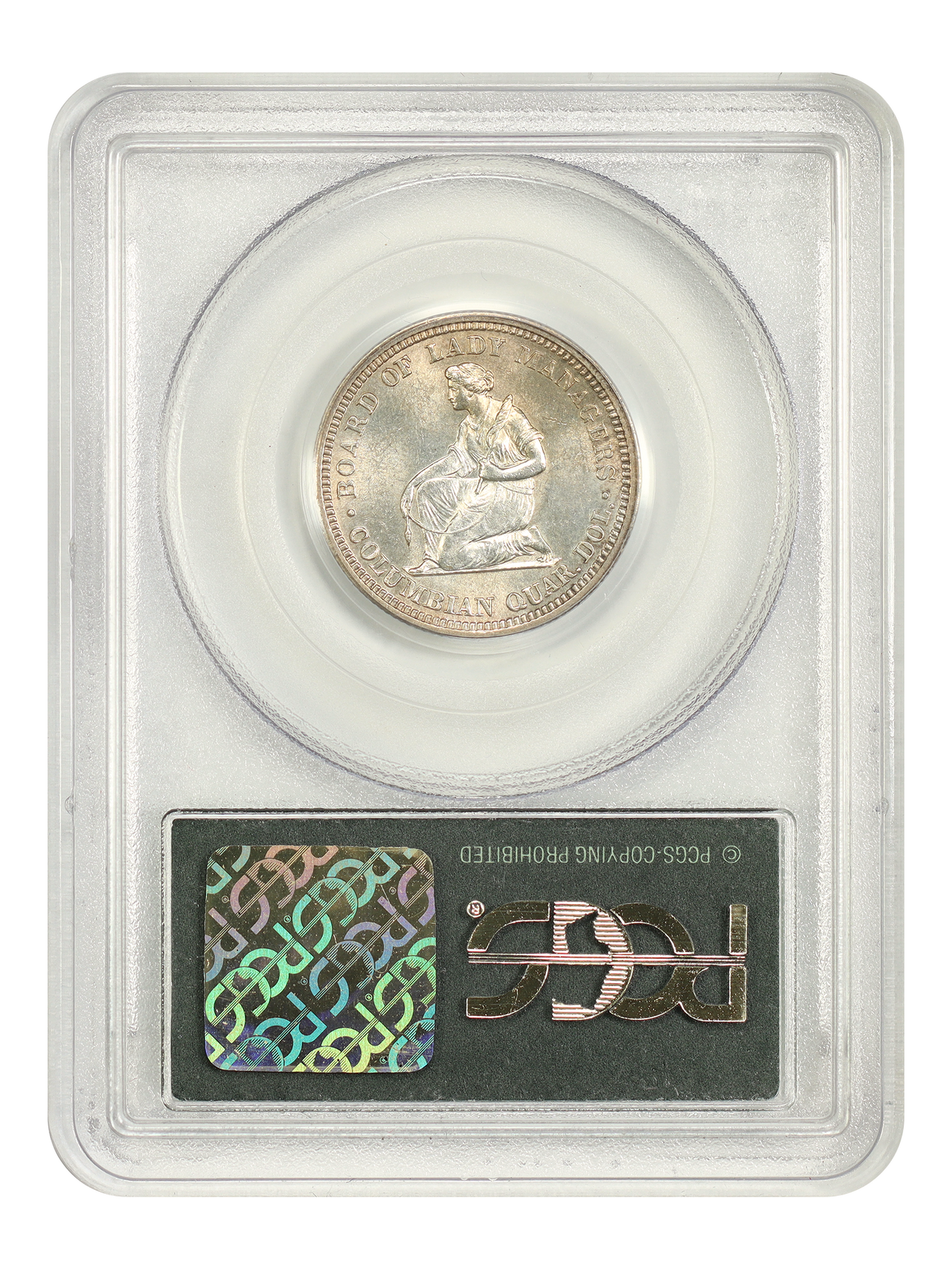 1893 25C QUARTER DOLLAR - SILVER COMMEMORATIVE ISABELLA PCGS MS62 04230500 CAC Rev Slab Seller.png
