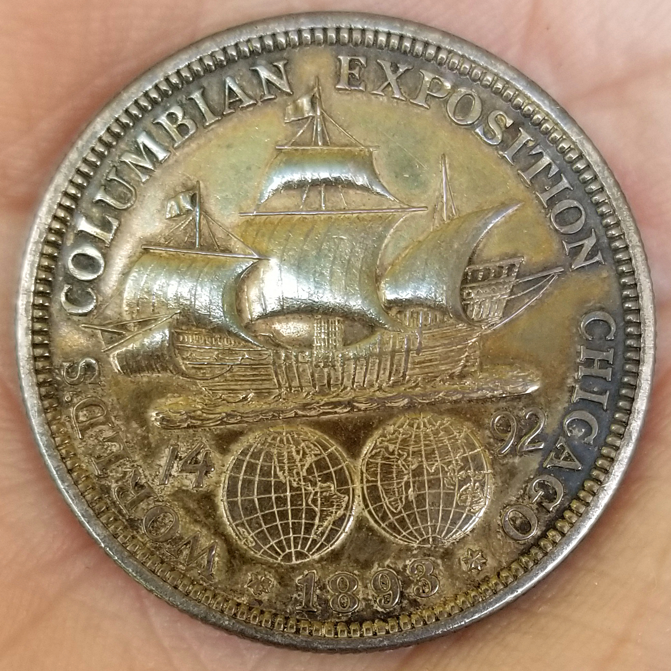 1893 Columbian Exposition Dollar MS65 maybe.jpg