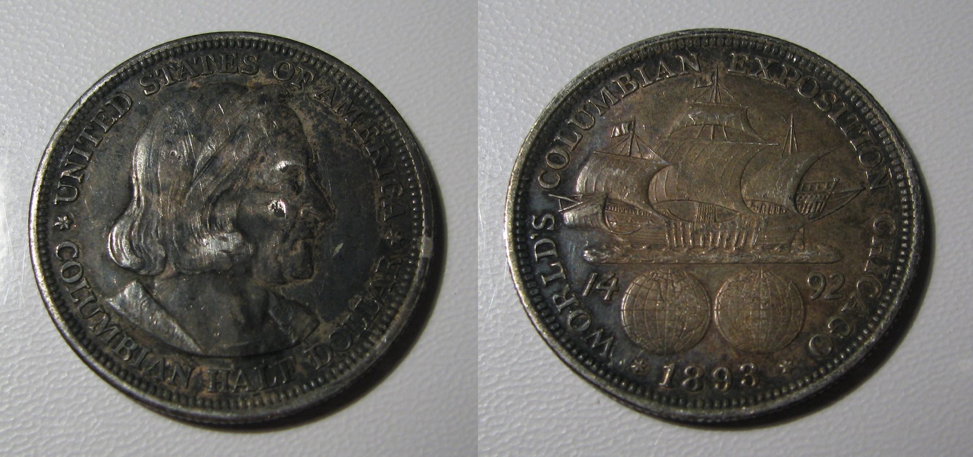 1893 Columbian Exposition Half Dollar 28APR16.jpg