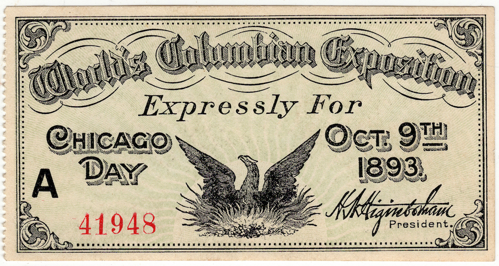 1893 Columbian Exposition Ticket - Obverse.jpg