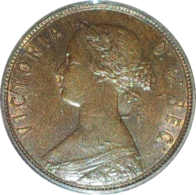 1894 Newfoundland Large Cent MS63RB Obv.jpg